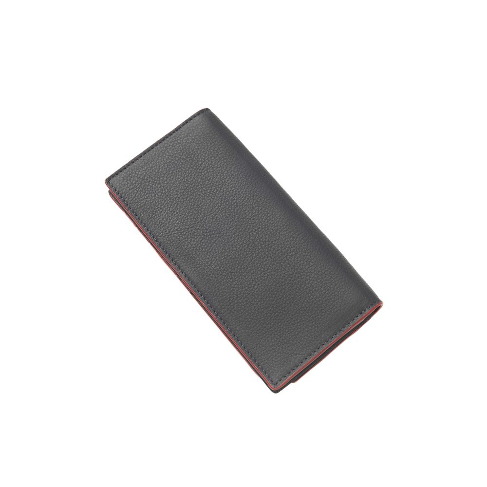 Cerruti 1881 Blaue Herren-Geldbörse aus Kalbsleder