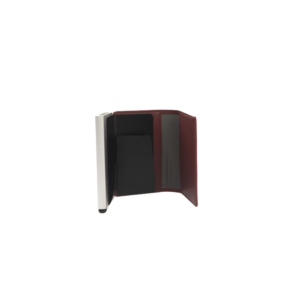 Cerruti 1881 Rote Herren-Geldbörse aus Kalbsleder