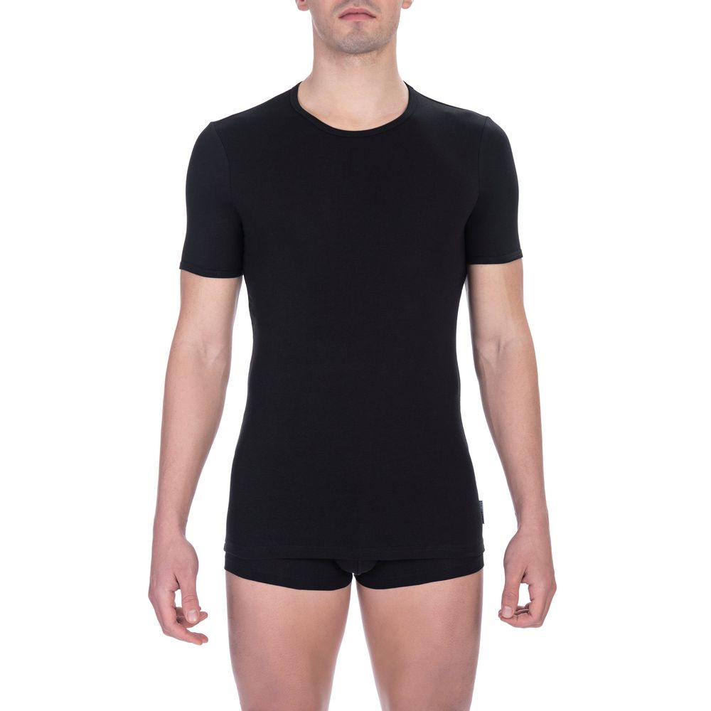 Bikkembergs Schwarzes Baumwolle Männer T-Shirt