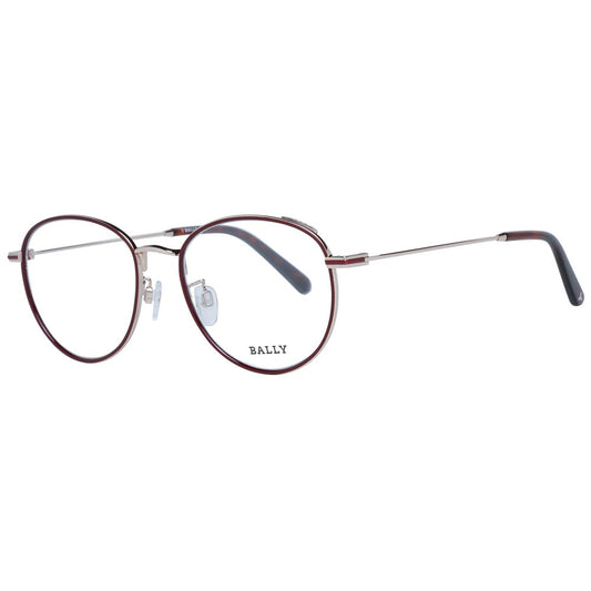 Bally Burgunderfarbene optische Unisex-Rahmen