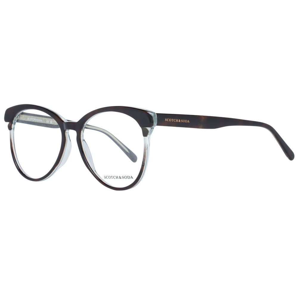 Scotch & Soda Braune Kunststoff-Brille (Gestelle)