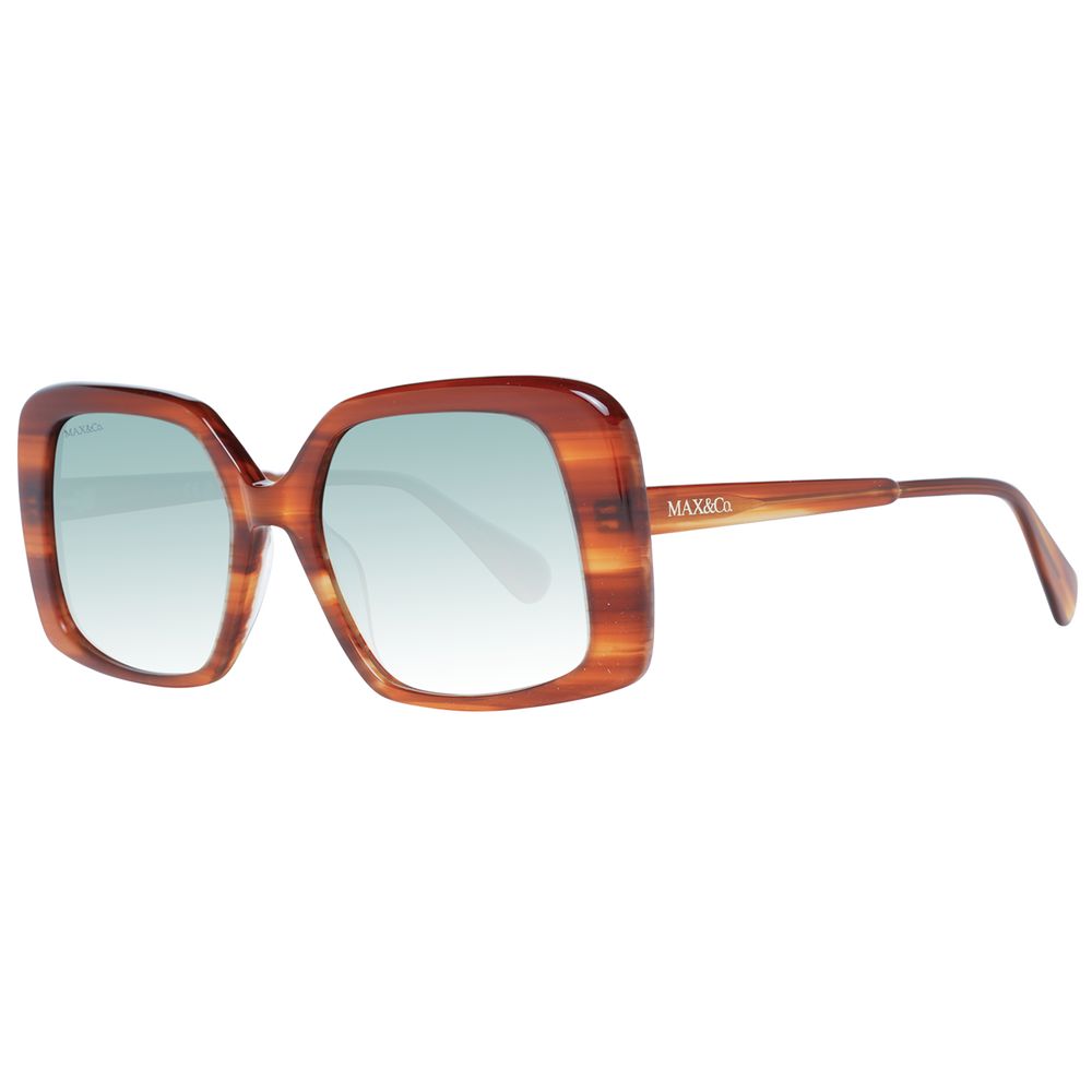 Max & Co Braune Kunststoff-Sonnenbrille