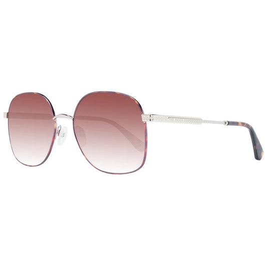Ted Baker Braune Metall-Sonnenbrille