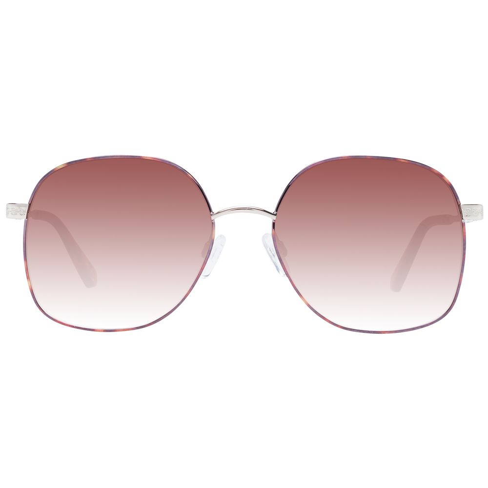 Ted Baker Braune Metall-Sonnenbrille