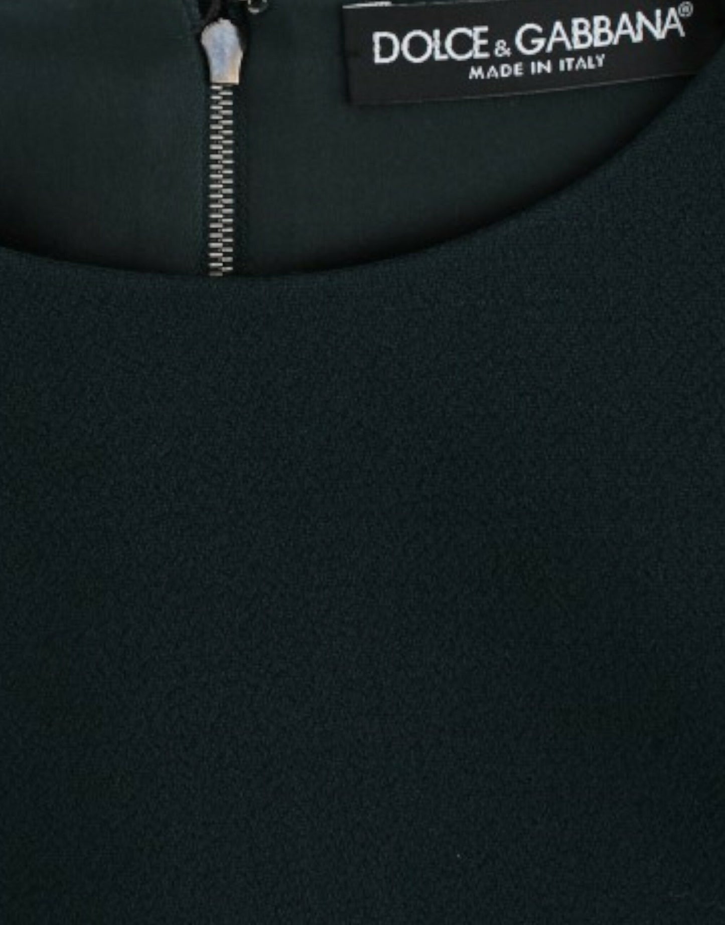 Dolce & Gabbana Grüne 3/4-ärmelige Wollbluse