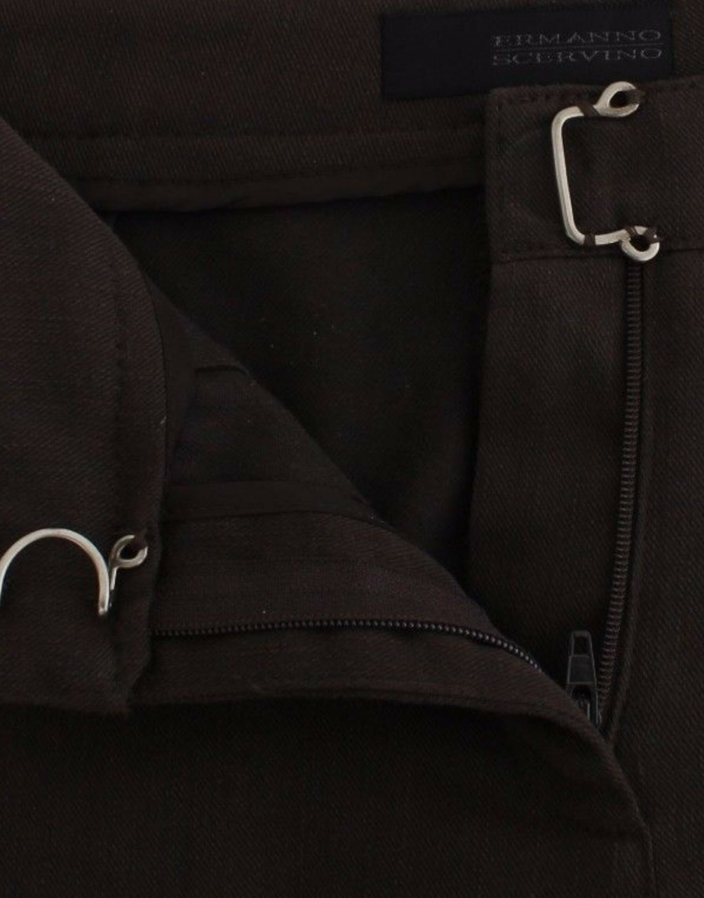 Ermanno Scervino Braun Chinos Beiläufige Anzughose Khakis