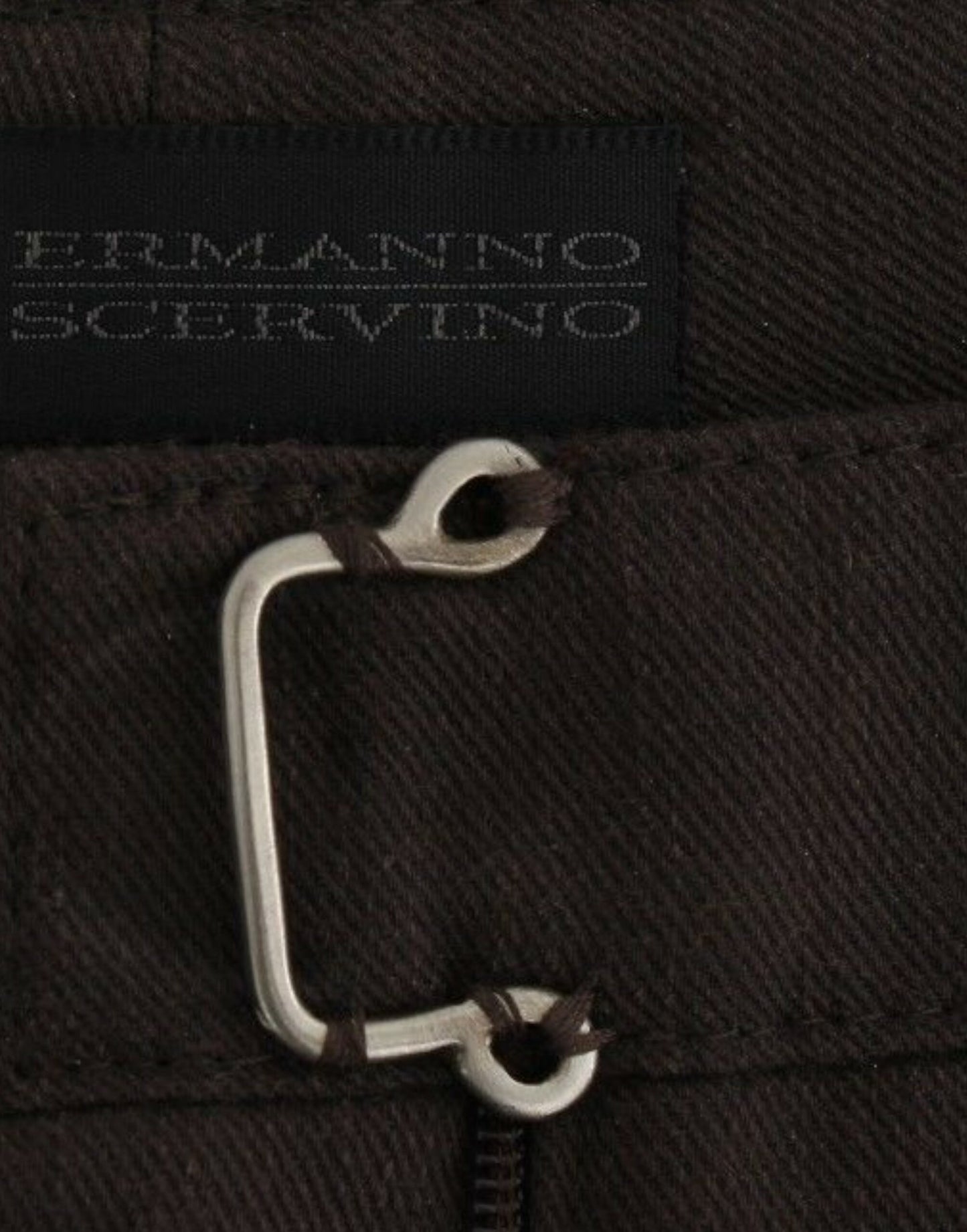 Ermanno Scervino Braun Chinos Beiläufige Anzughose Khakis