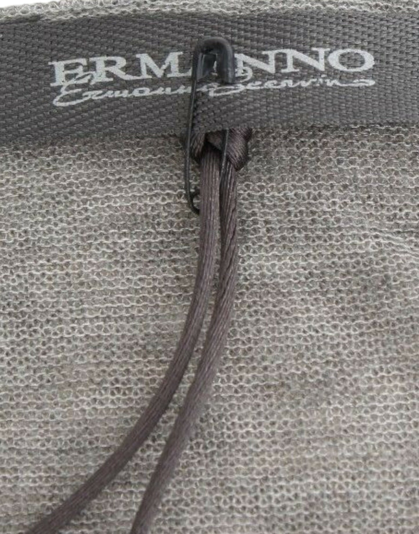 Ermanno Scervino Grauer langärmeliger Pullover aus Wollmischung