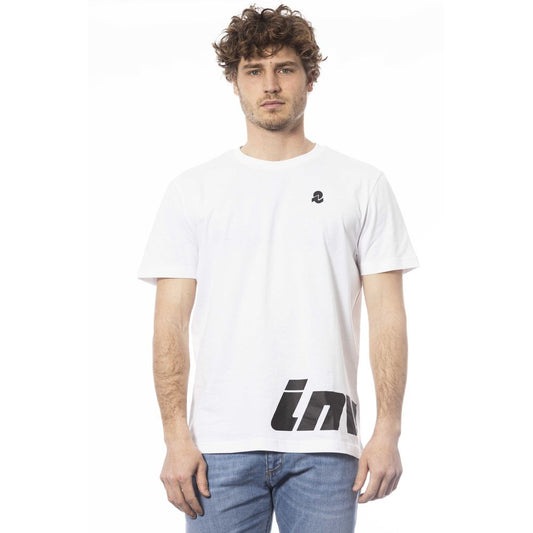 Invicta Weißes Baumwolle Männer T-Shirt