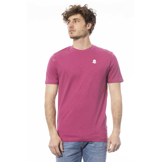 Invicta Lila Baumwolle Männer T-Shirt