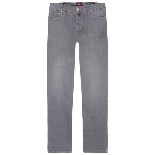 Tramarossa Graue Herrenjeans aus Baumwolle