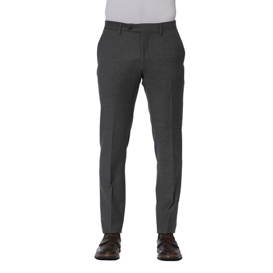 Trussardi Graue Wolle Männer Hosen