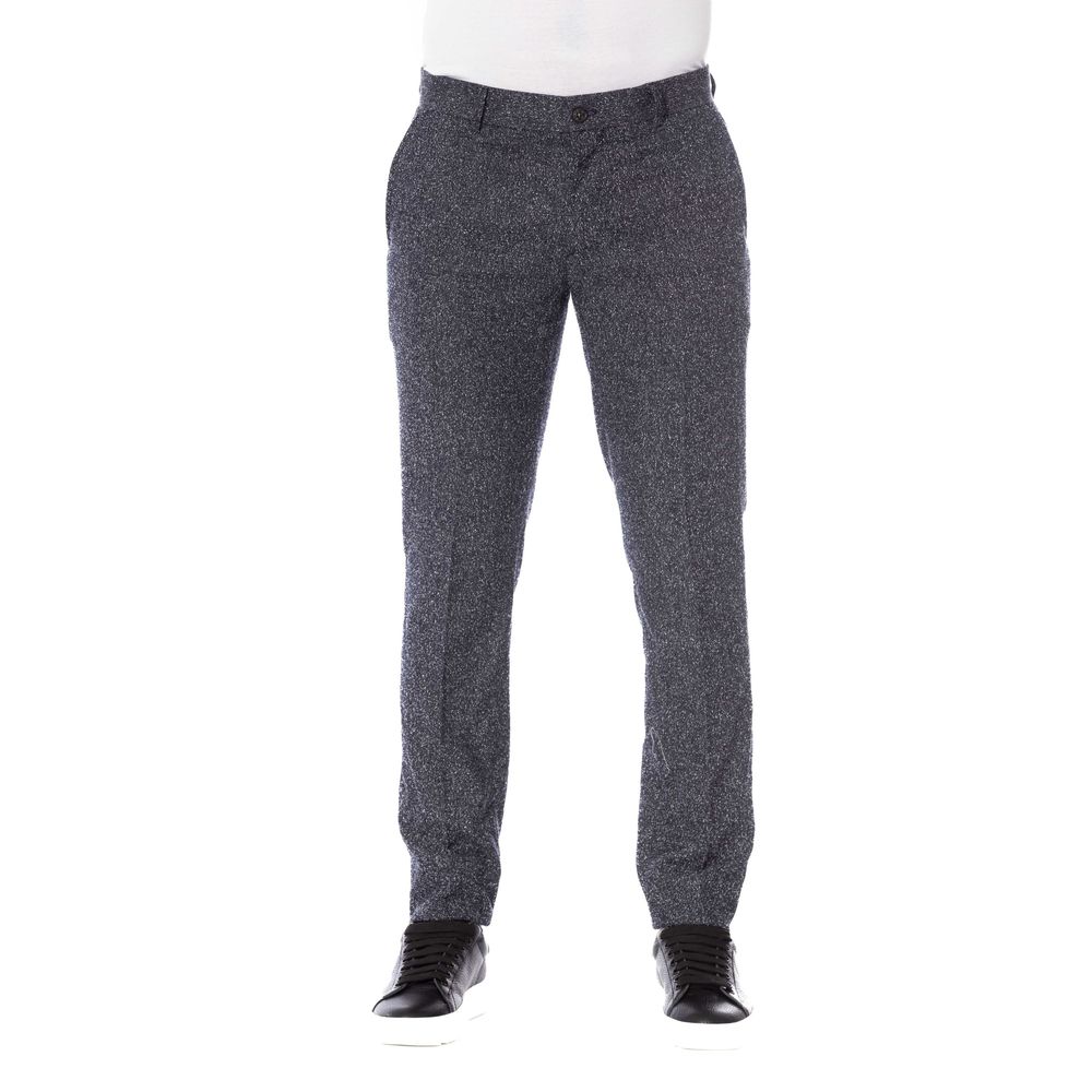 Trussardi Schwarz Baumwolle Männer Hosen