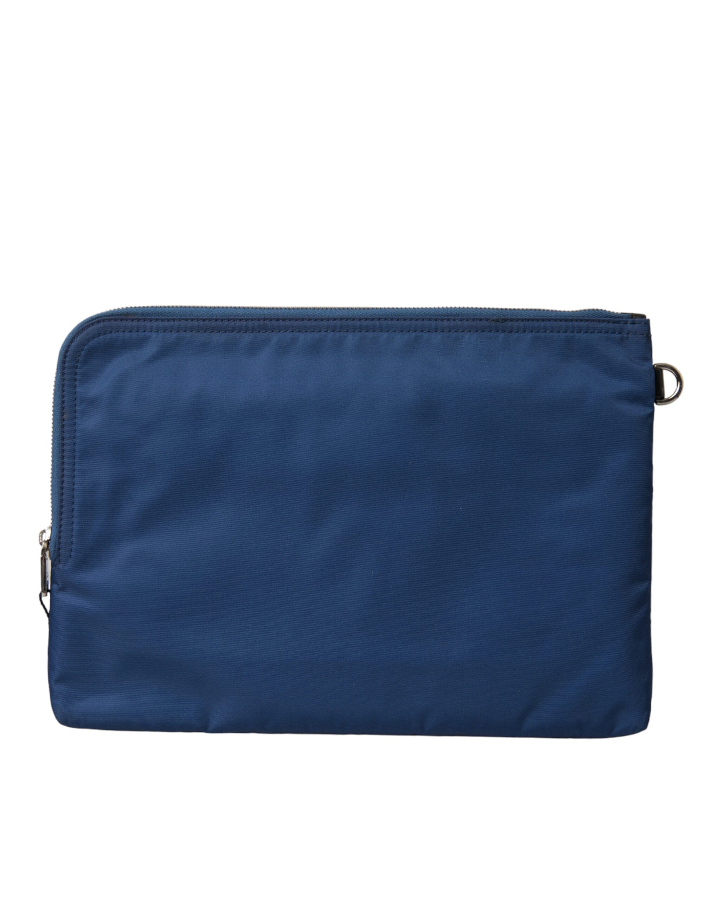 Dolce & Gabbana Blaue DG Milano Print Nylon Pouch Clutch Herren Tasche