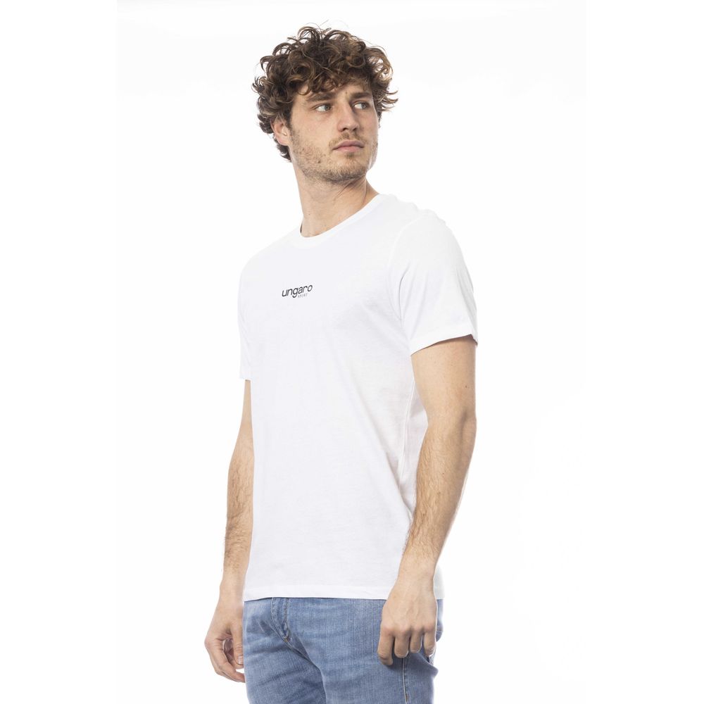 Ungaro Sport Weißes Herren-T-Shirt aus Baumwolle