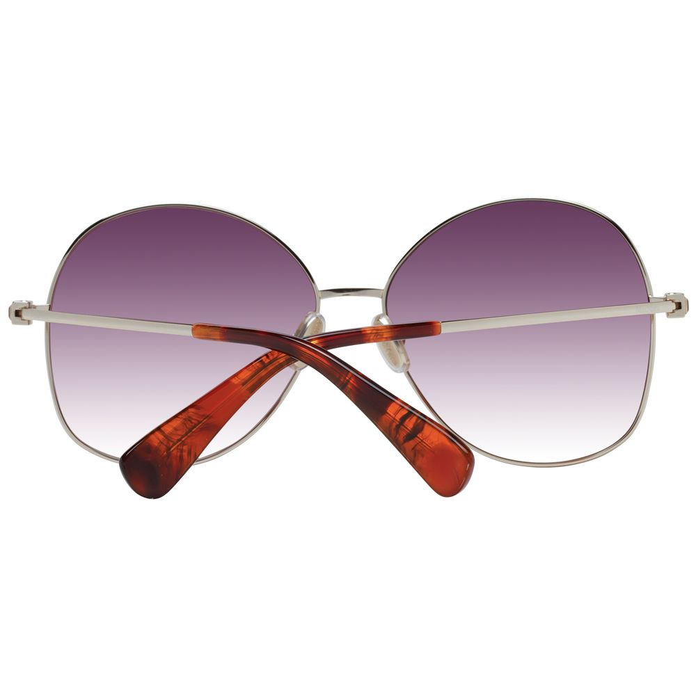 Max Mara Goldfarbene Metall-Sonnenbrille