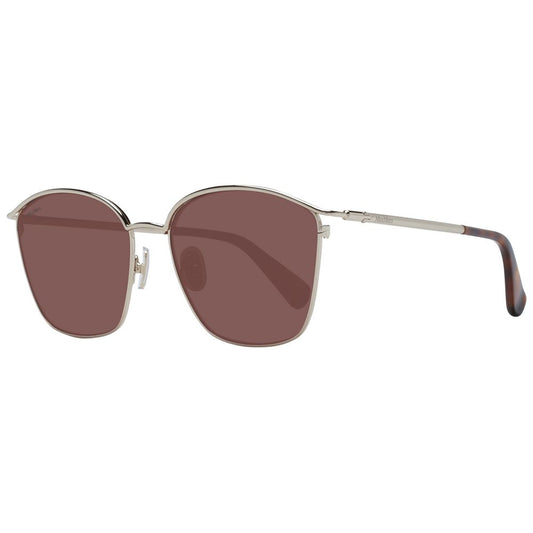 Max Mara Goldene Metall-Sonnenbrille