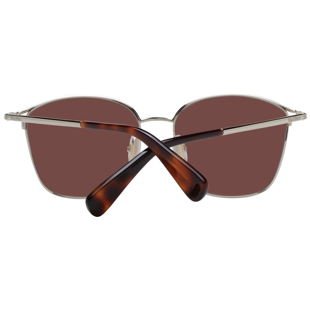 Max Mara Goldene Metall-Sonnenbrille