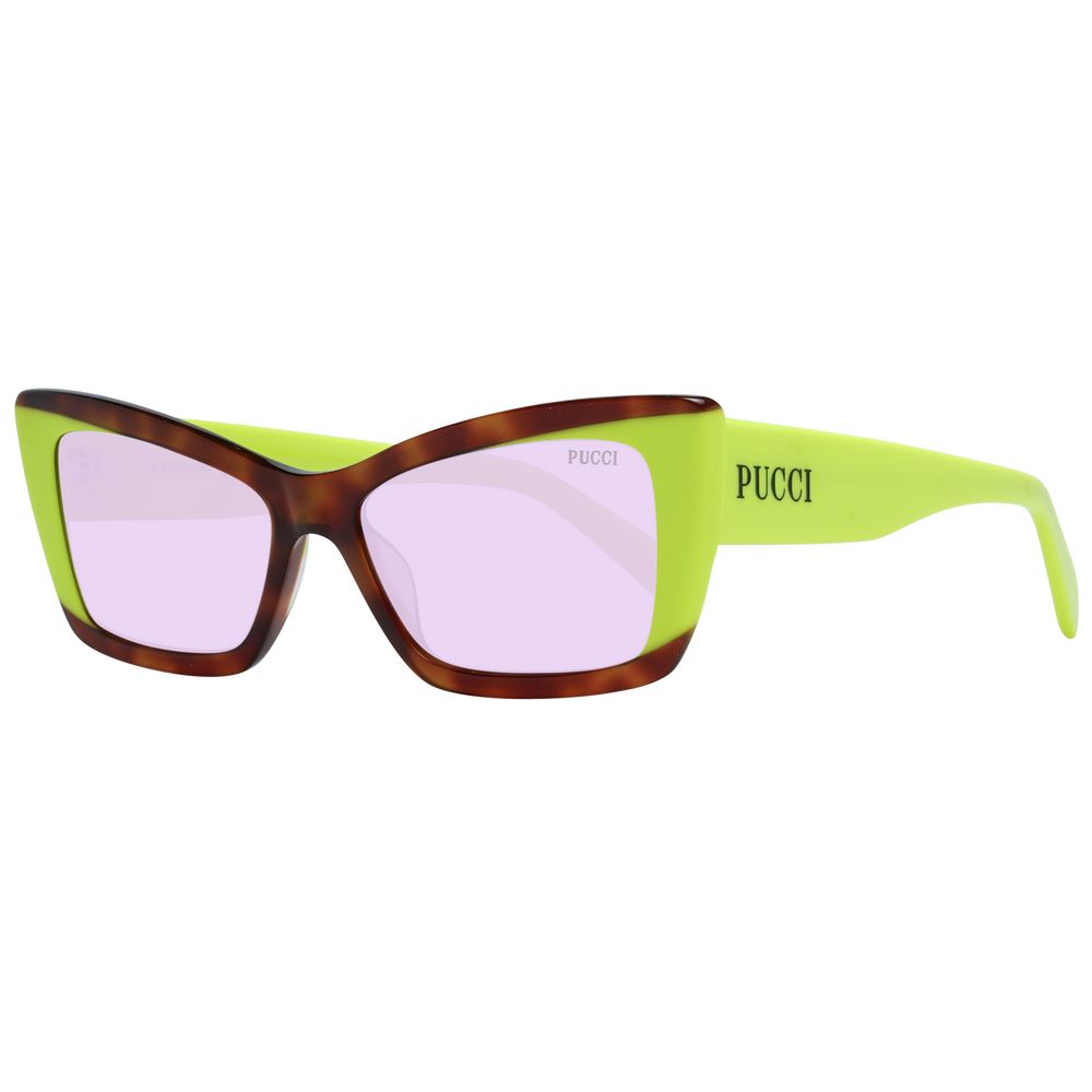 Emilio Pucci Bunte Sonnenbrille aus Kunststoff