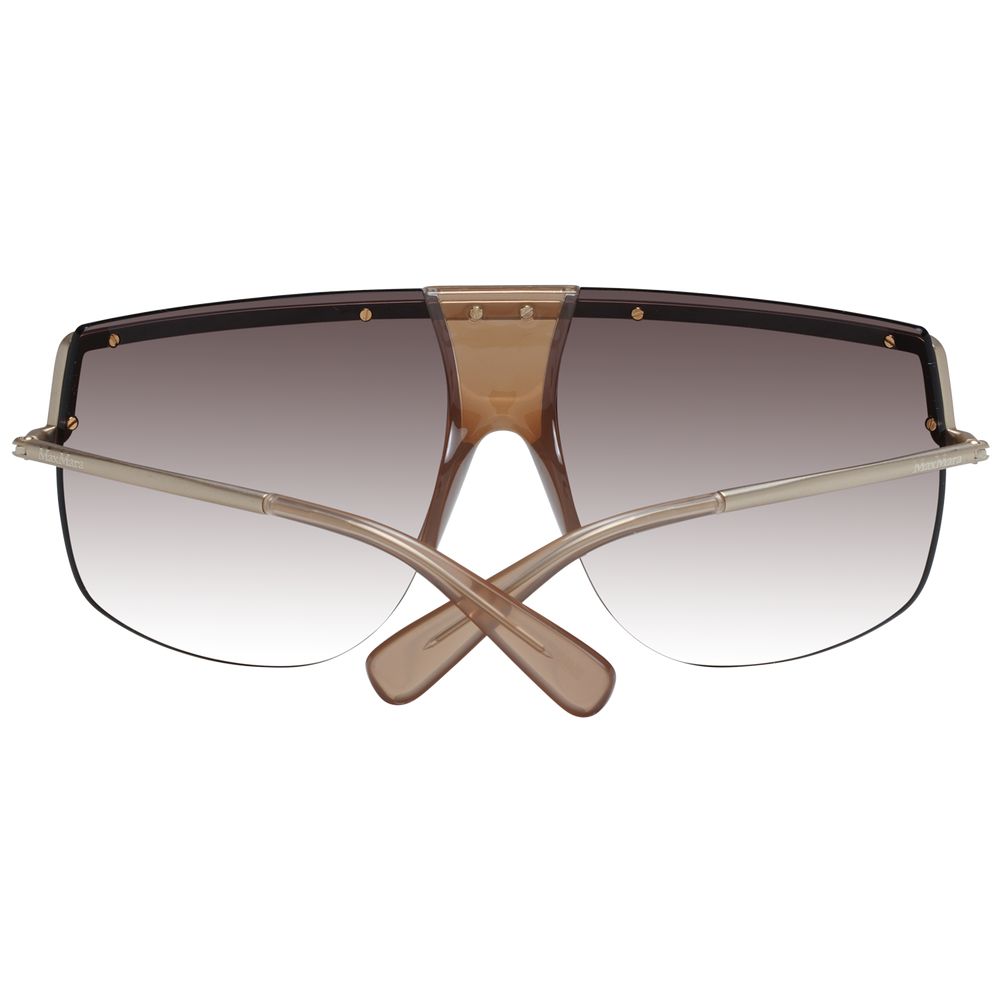 Max Mara Goldene Metall-Sonnenbrille