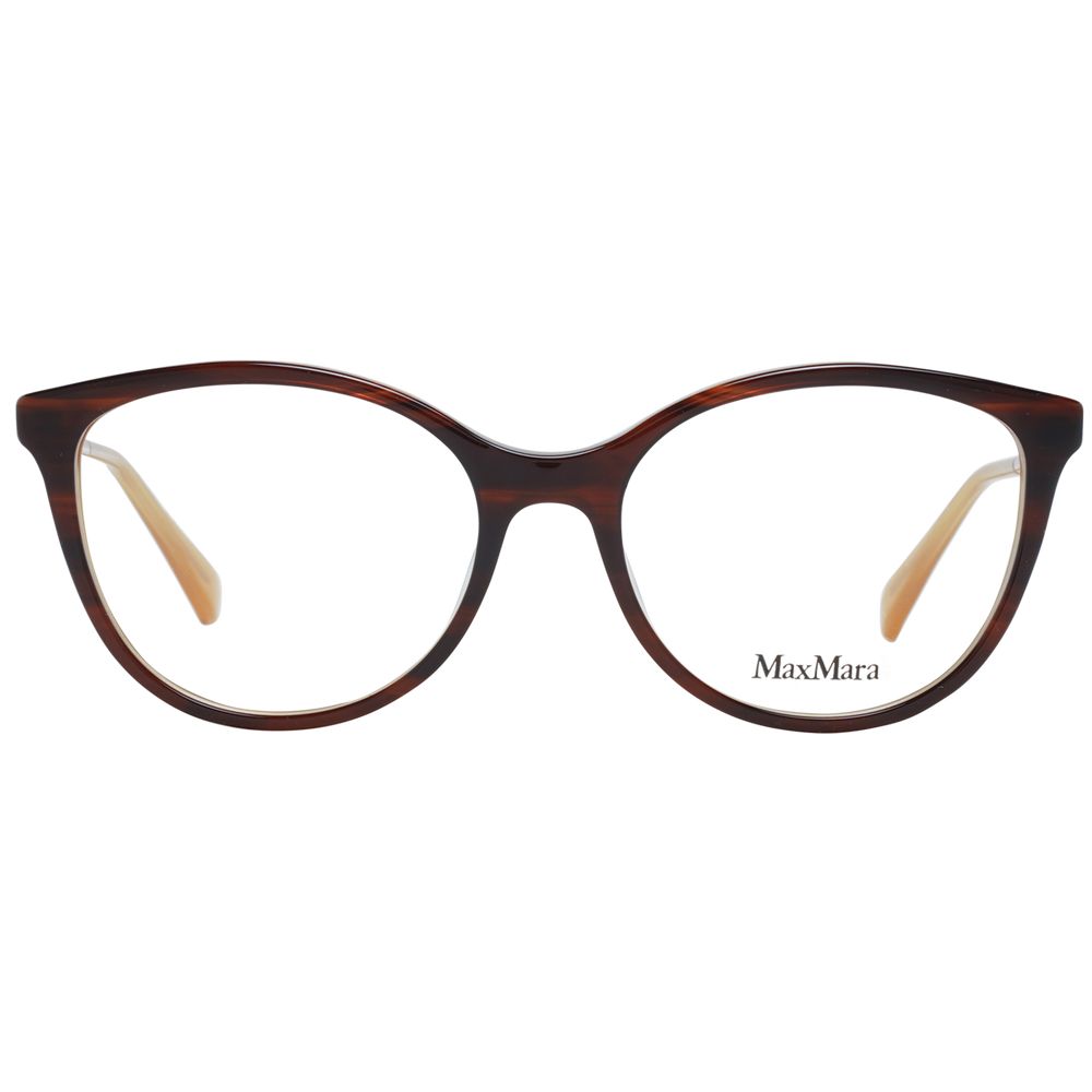 Max Mara Braune Metall- und Kunststoffbrille (Gestelle)