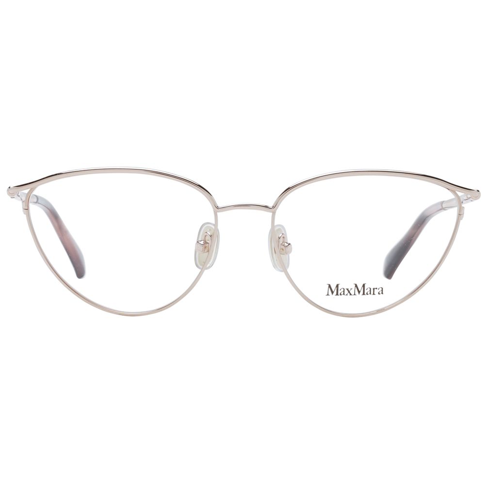 Max Mara Roségoldene Metallbrille (Gestelle)