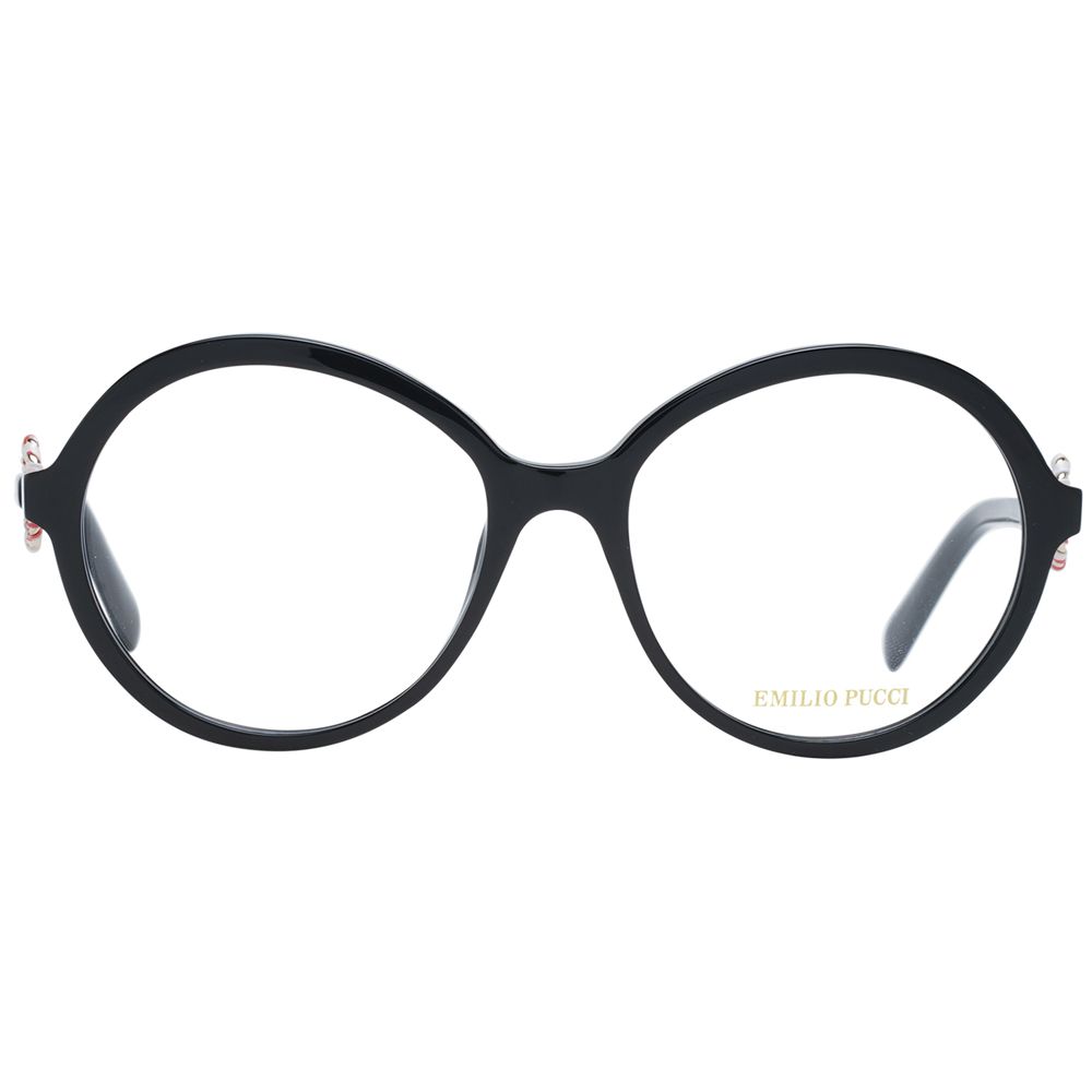 Emilio Pucci Schwarze Kunststoffbrille (Rahmen)