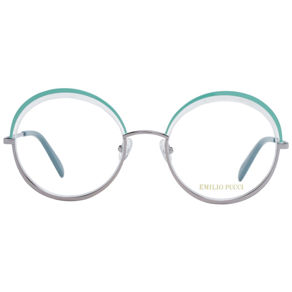Emilio Pucci Grüne Metallbrille (Rahmen)