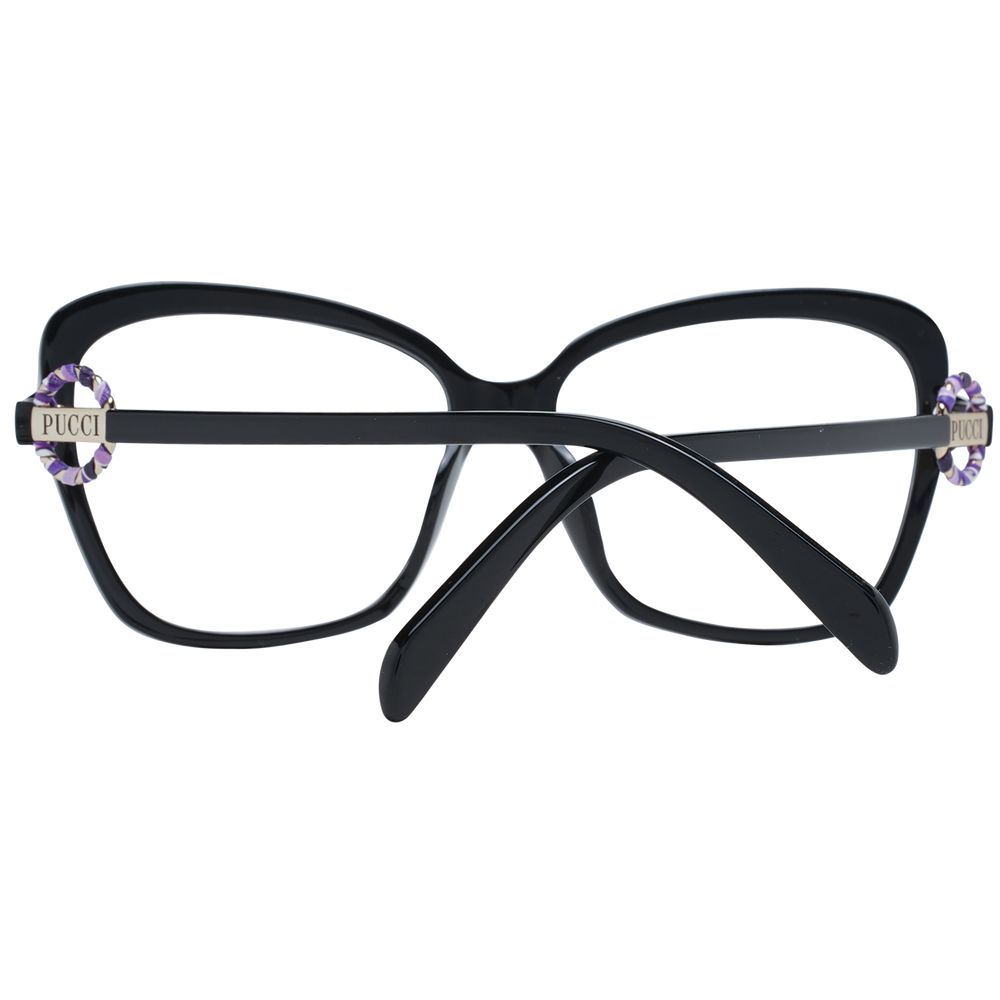 Emilio Pucci Schwarze Kunststoffbrille (Rahmen)
