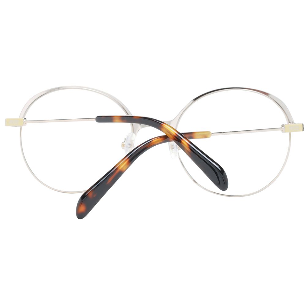 Emilio Pucci Goldene Metallbrille (Gestell)
