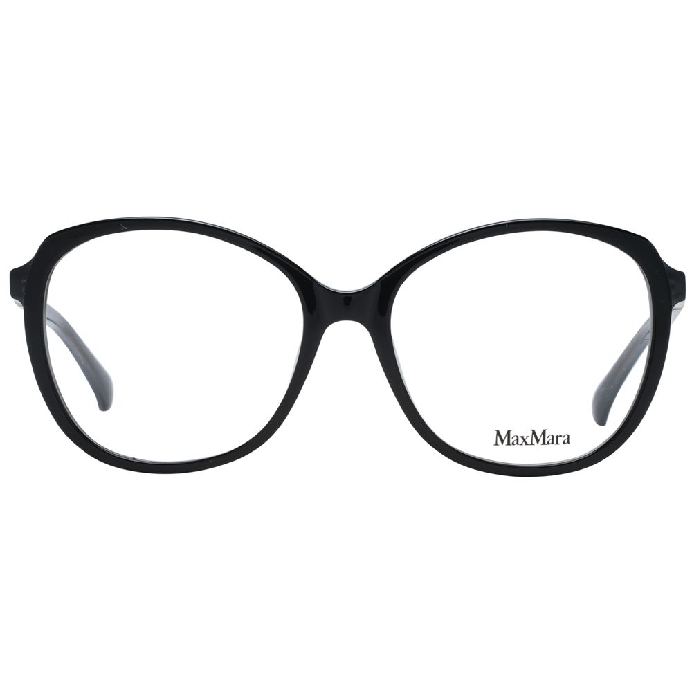 Max Mara Schwarze Kunststoff-Brille (Rahmen)