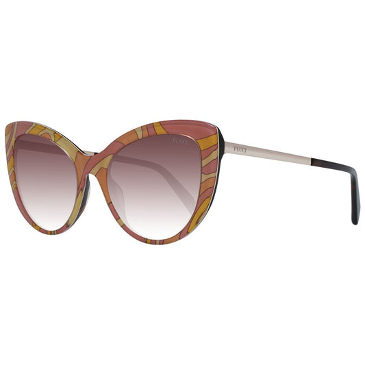 Emilio Pucci Bunte Sonnenbrille aus Kunststoff