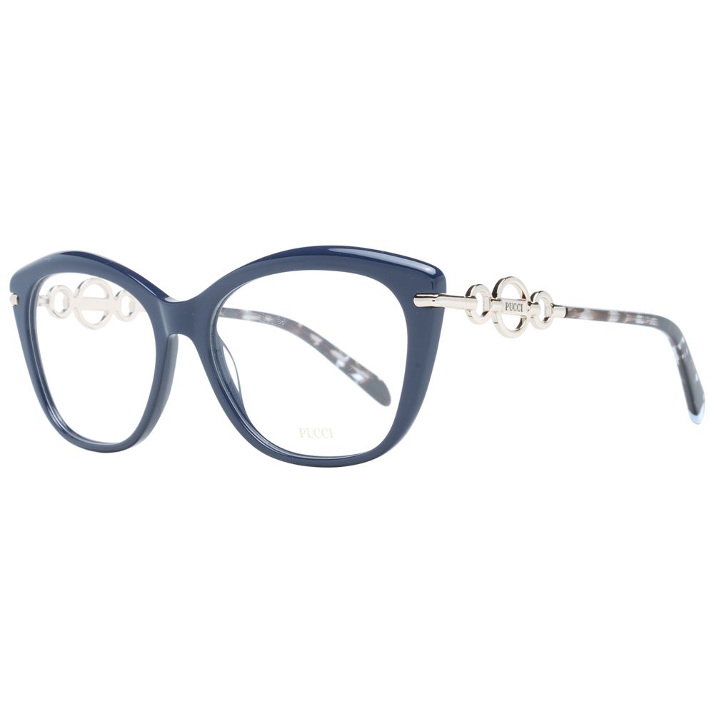 Emilio Pucci Blaue Kunststoff-Brille (Rahmen)