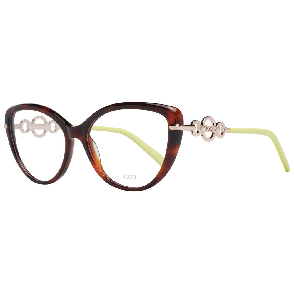 Emilio Pucci Braune Kunststoff-Brille (Fassung)