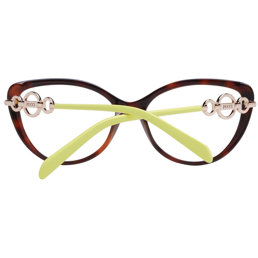 Emilio Pucci Braune Kunststoff-Brille (Fassung)