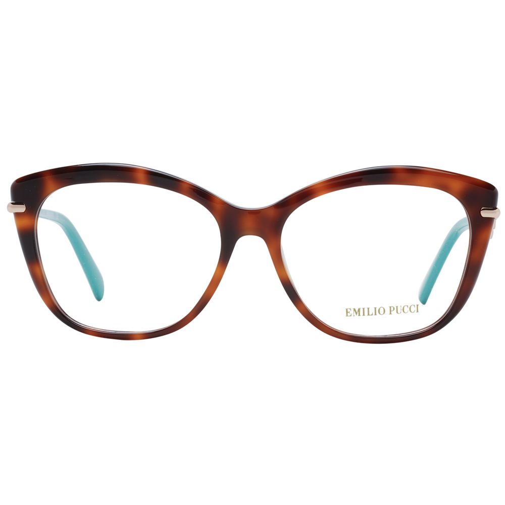 Emilio Pucci Braune Kunststoffbrille (Fassung)