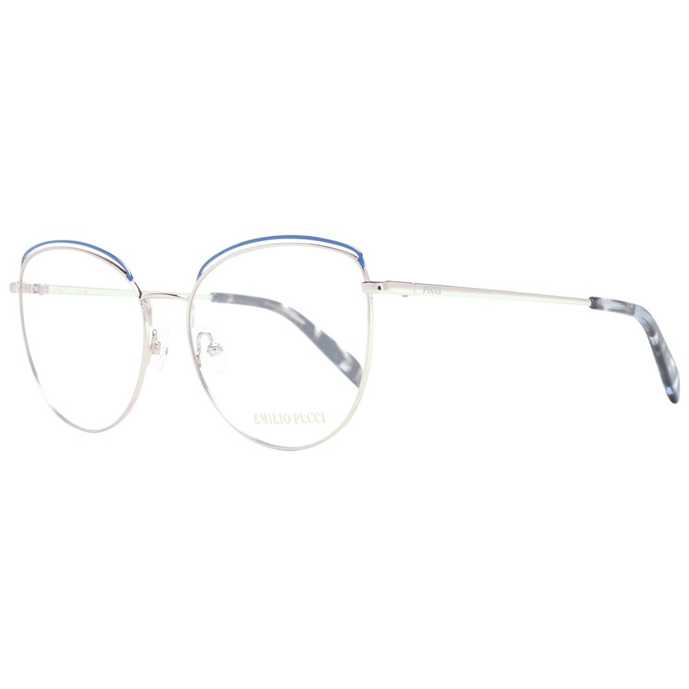 Emilio Pucci Blaue Metallbrille (Fassung)