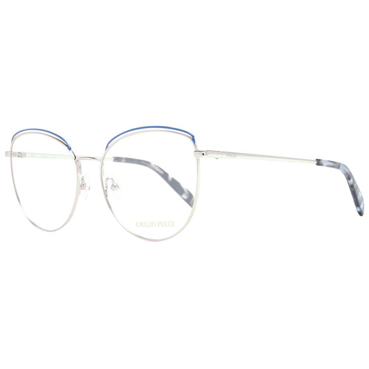Emilio Pucci Blaue Metallbrille (Fassung)