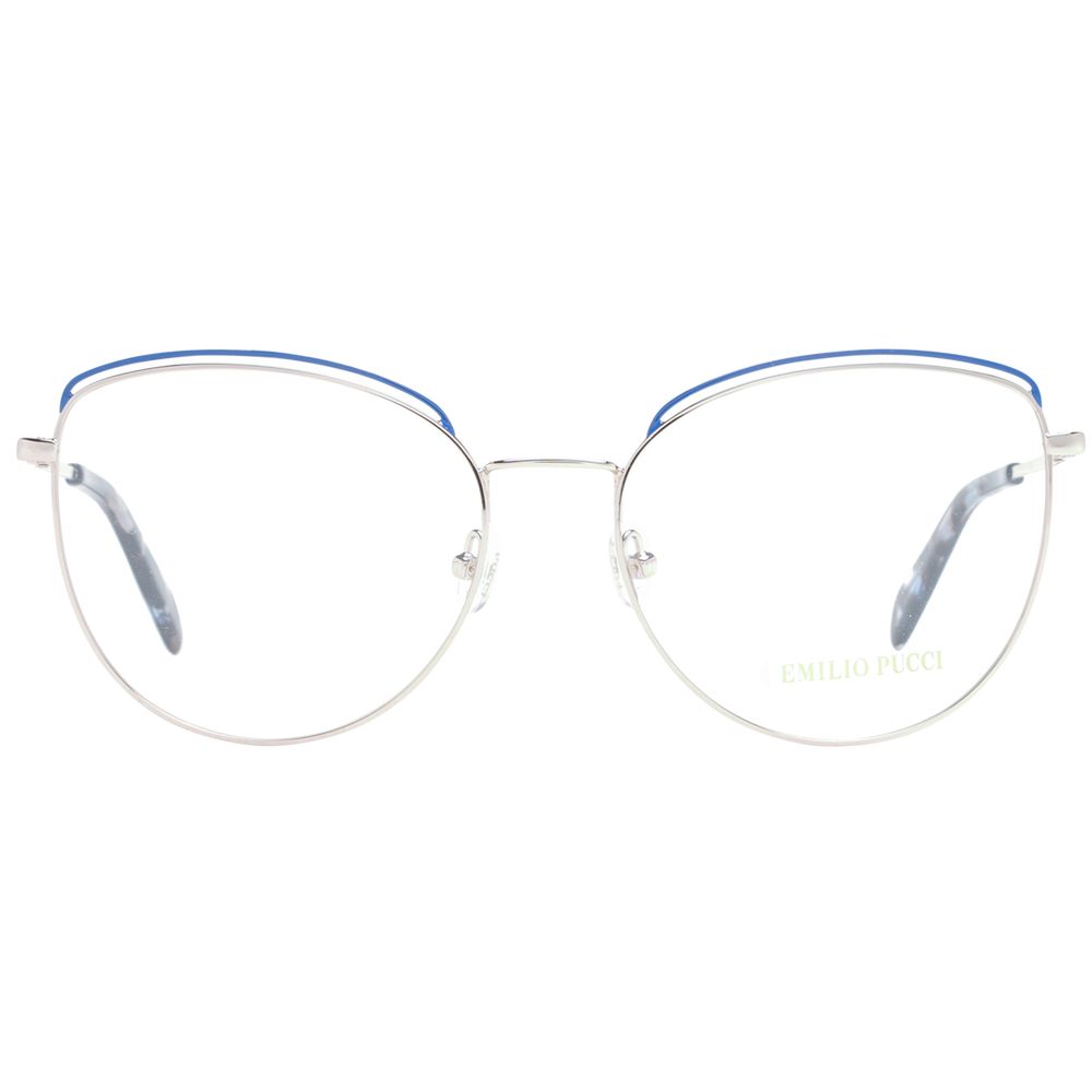 Emilio Pucci Blaue Metallbrille (Fassung)