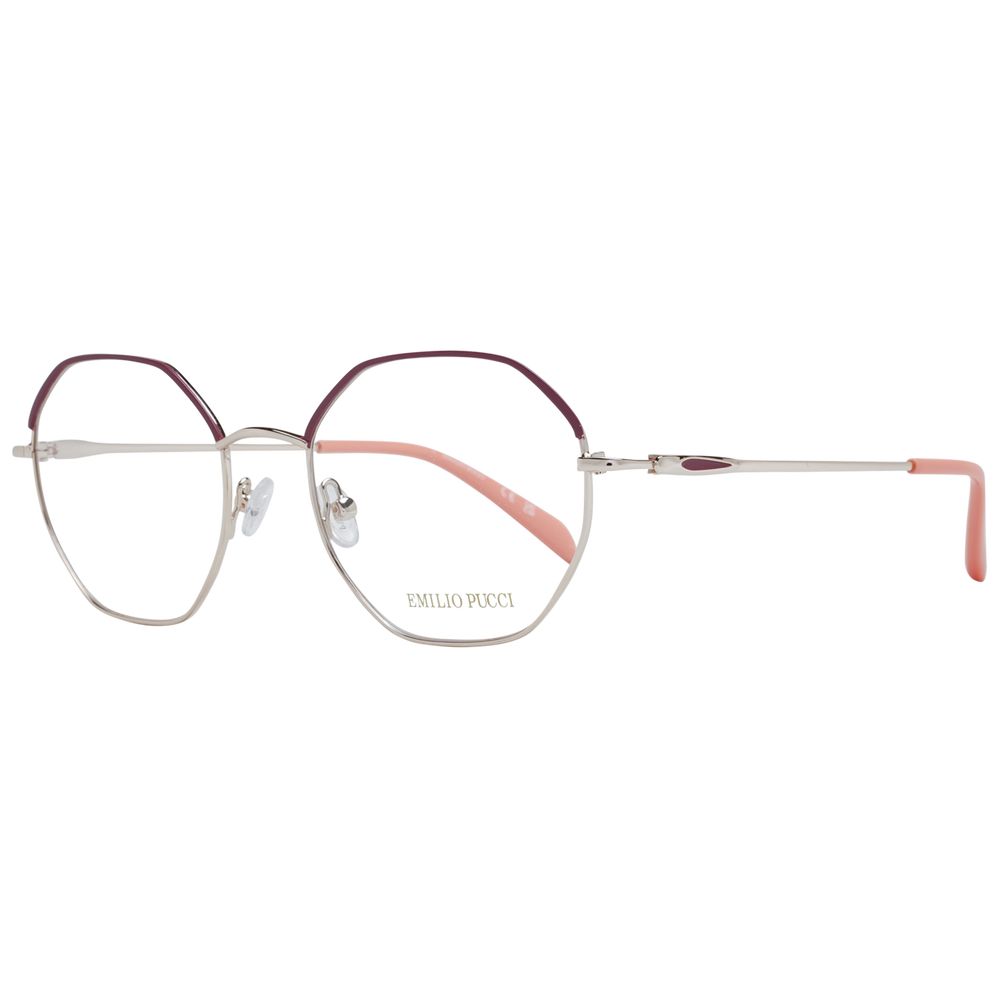 Emilio Pucci Rote Metallbrille (Fassung)