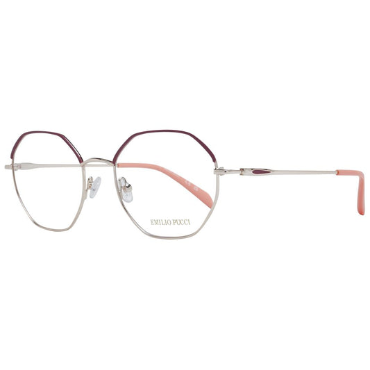 Emilio Pucci Rote Metallbrille (Fassung)