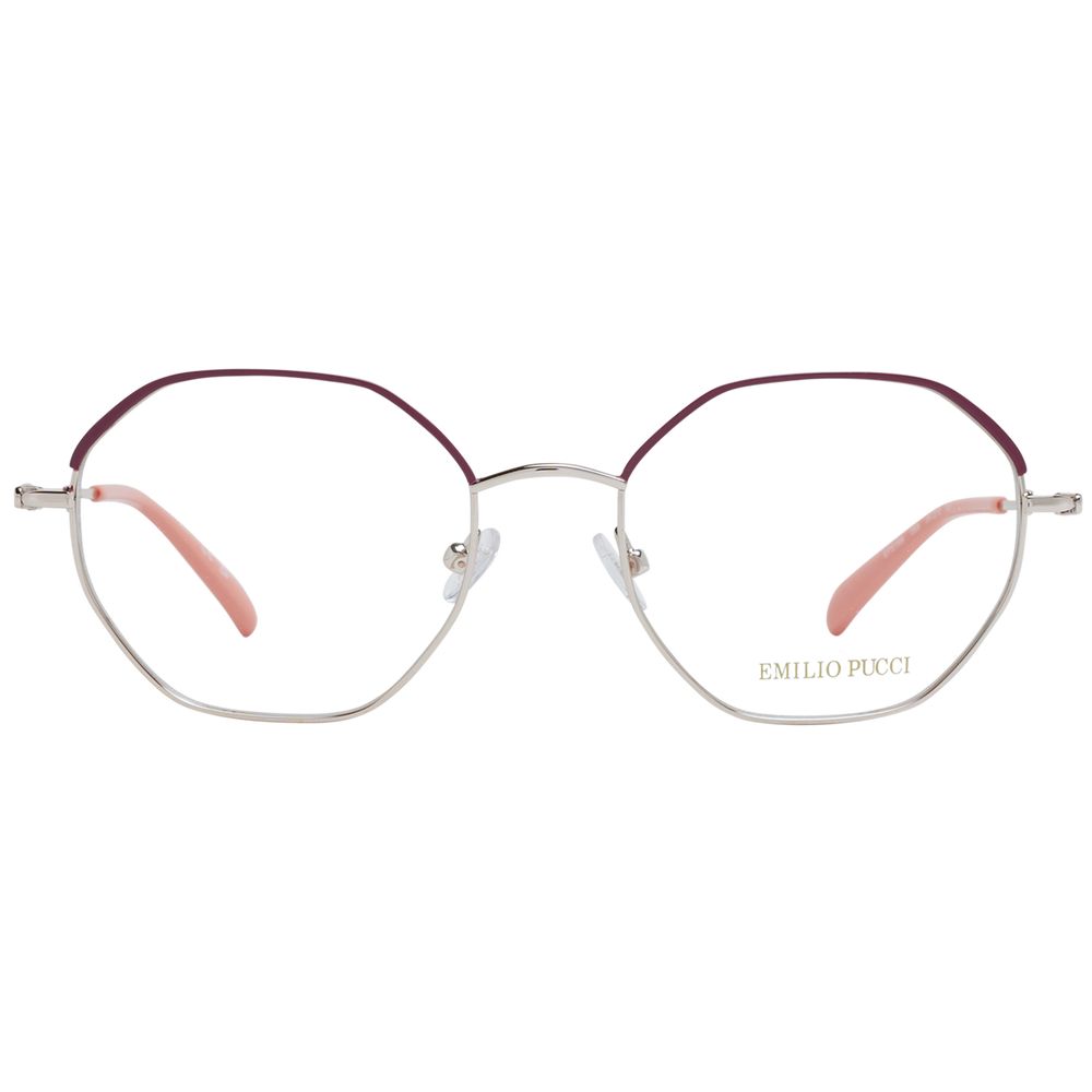 Emilio Pucci Rote Metallbrille (Fassung)