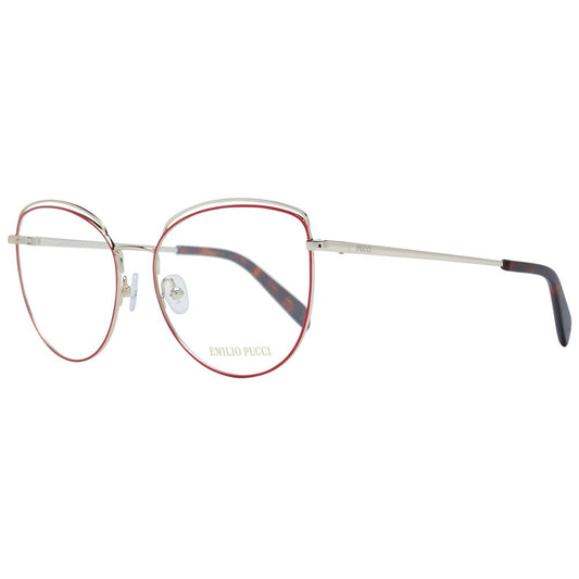 Emilio Pucci Rote Metallbrille (Gestell)