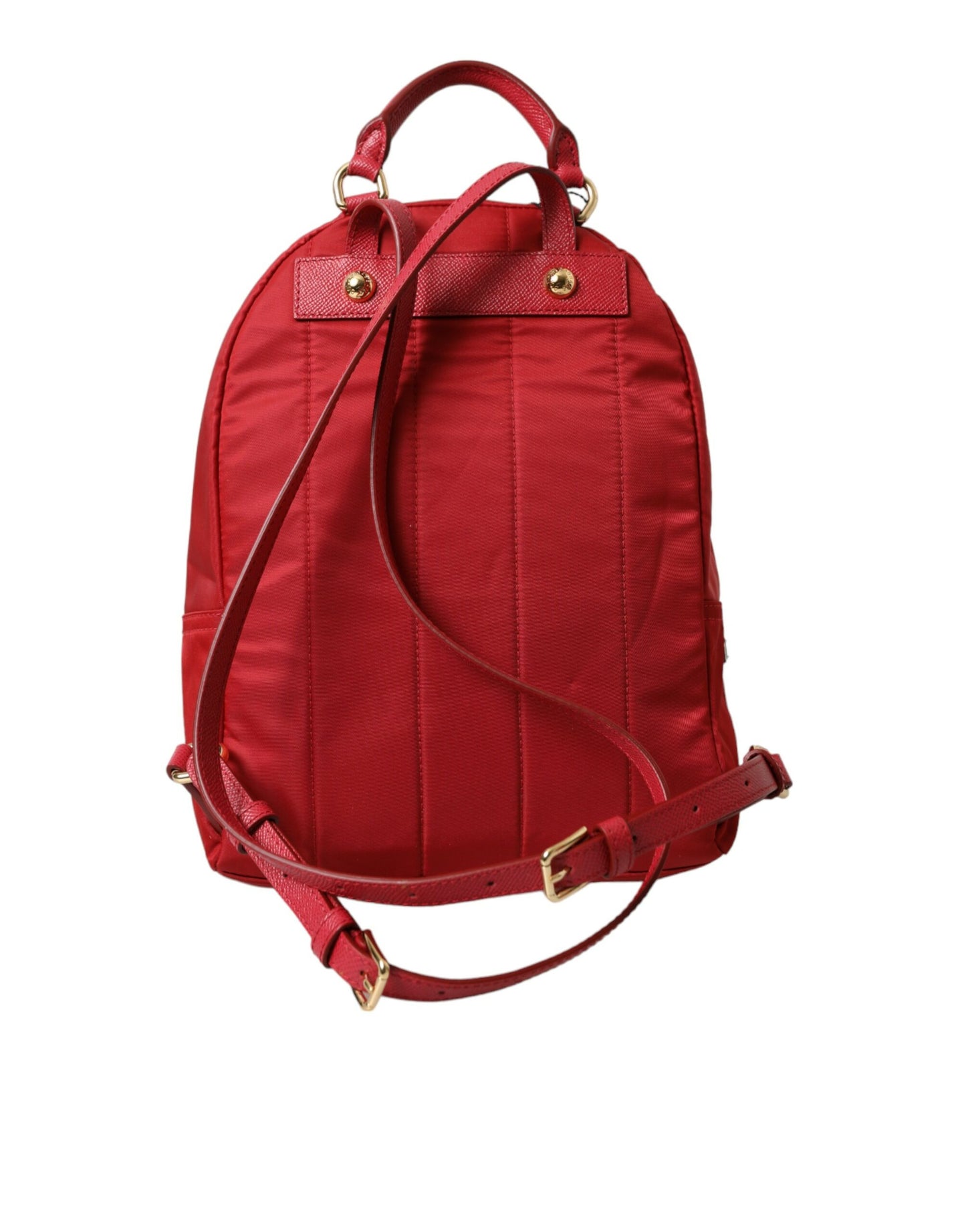Dolce & Gabbana Rot #DGFAMILY Verschönerter Rucksack VULCANO Tasche