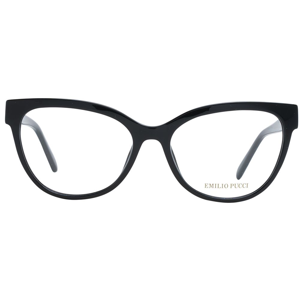 Emilio Pucci Schwarze Kunststoff-Brille (Rahmen)