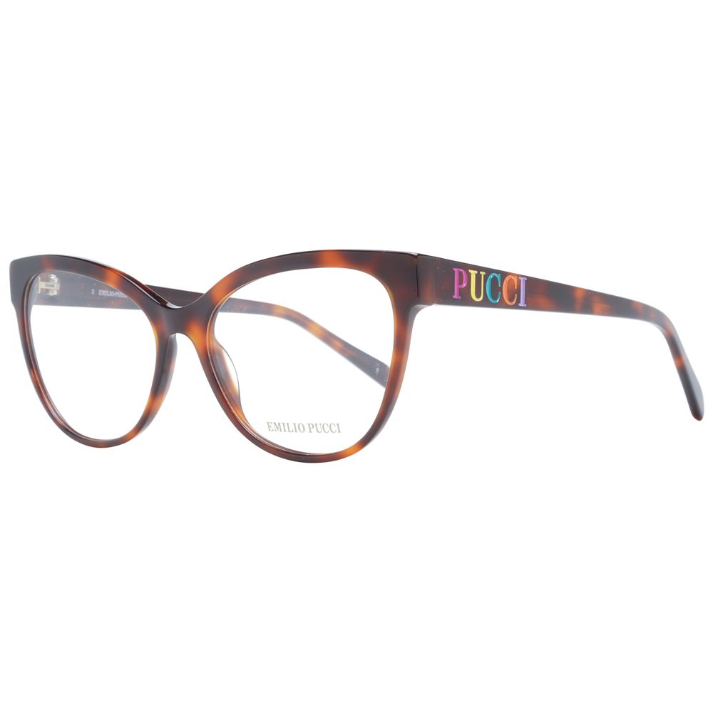 Emilio Pucci Braune Kunststoff-Brille (Rahmen)