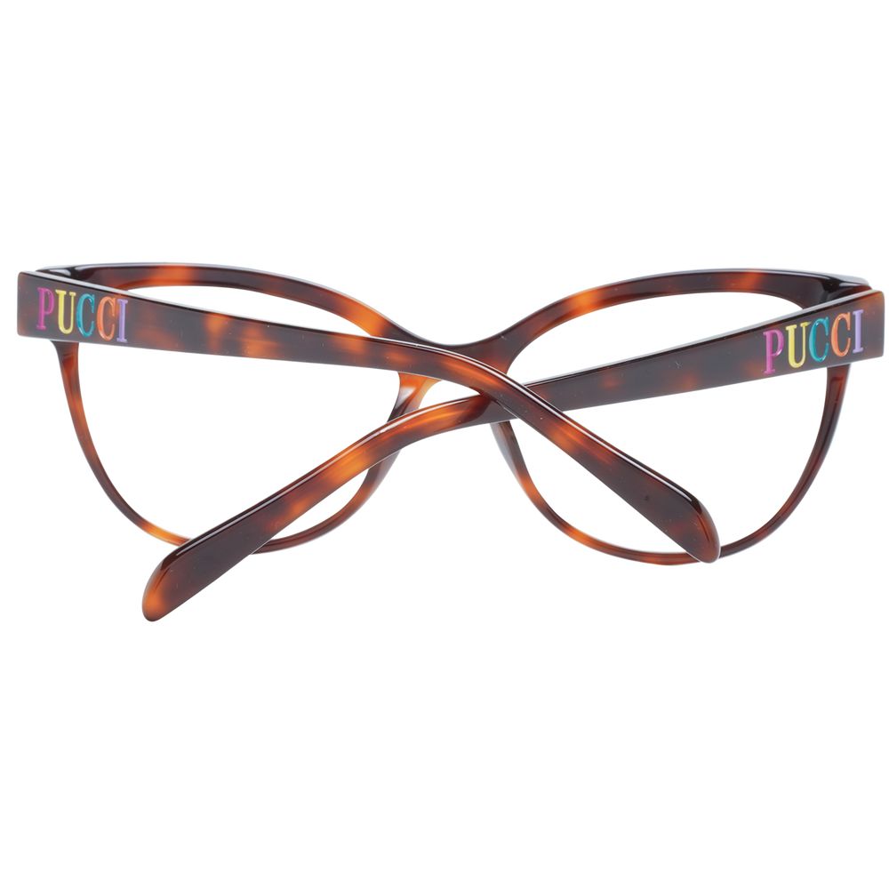 Emilio Pucci Braune Kunststoff-Brille (Rahmen)