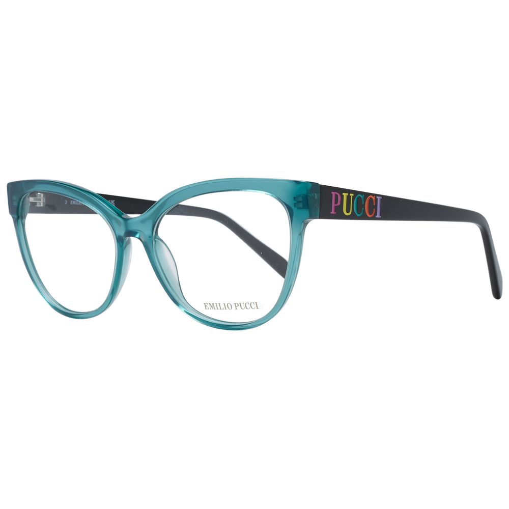 Emilio Pucci Grüne Kunststoff-Brille (Rahmen)