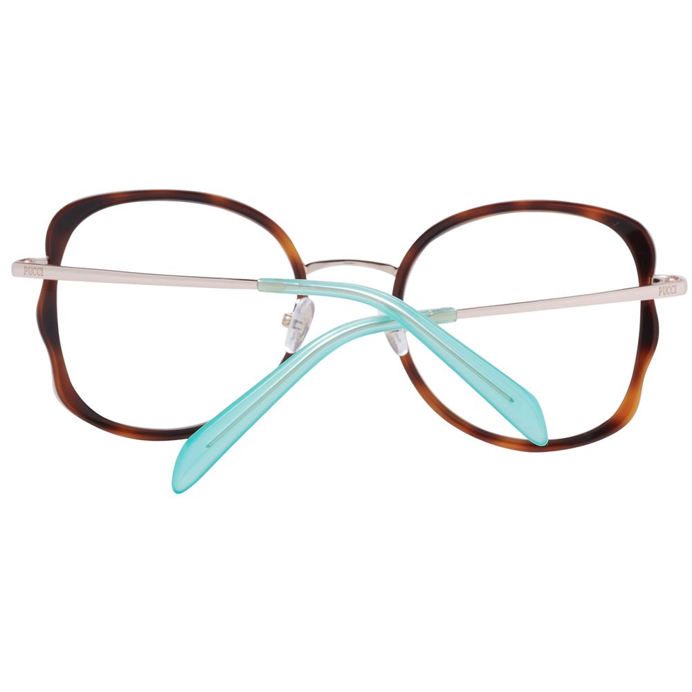 Emilio Pucci Braune Metall- & Kunststoffbrille (Fassung)