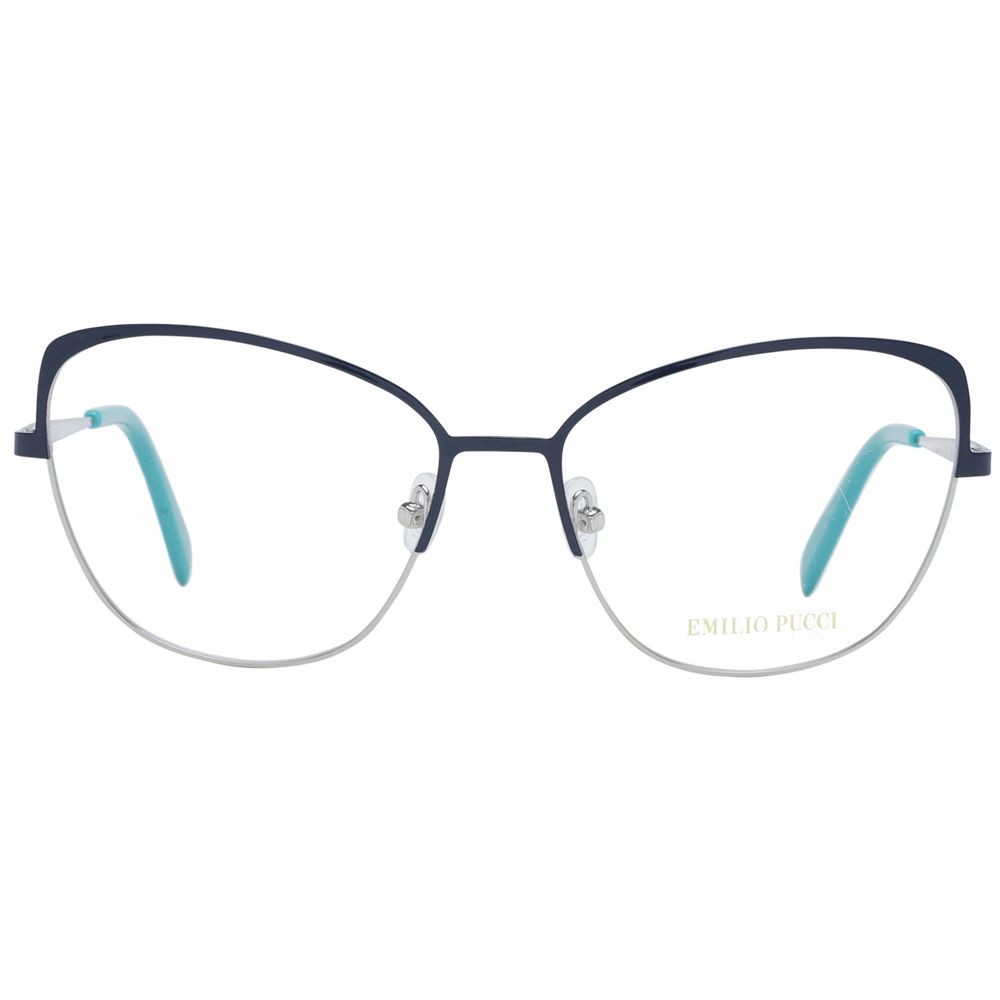 Emilio Pucci Blaue Metallbrille (Rahmen)